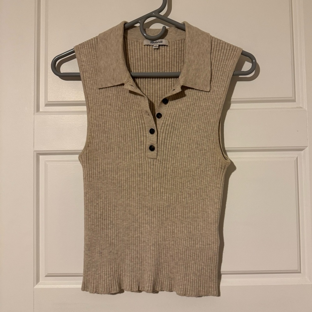 Madewell Sleeveless Knit Top
